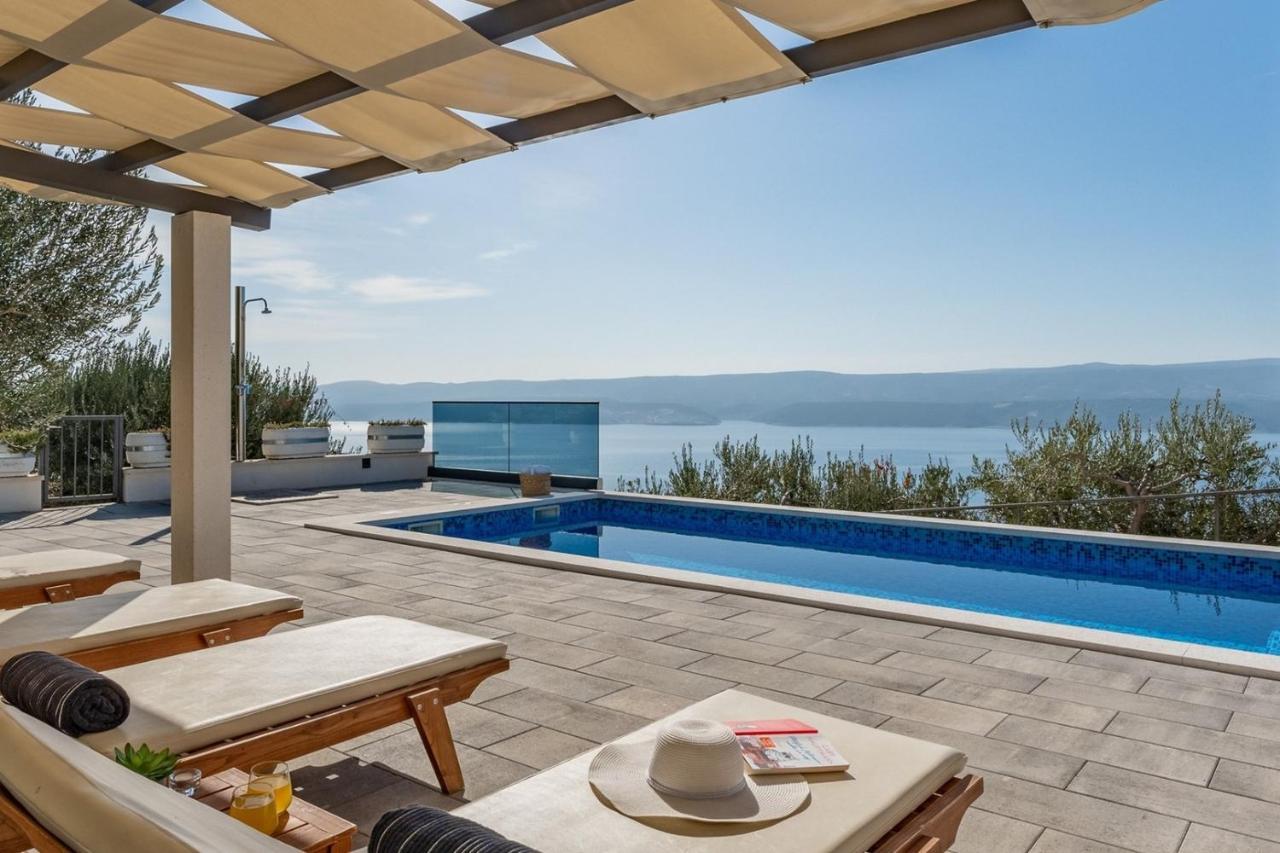 Villa Dream With Private Pool, 2 Bedrooms With En-Suite Bathrooms, Sea View Оміш Екстер'єр фото